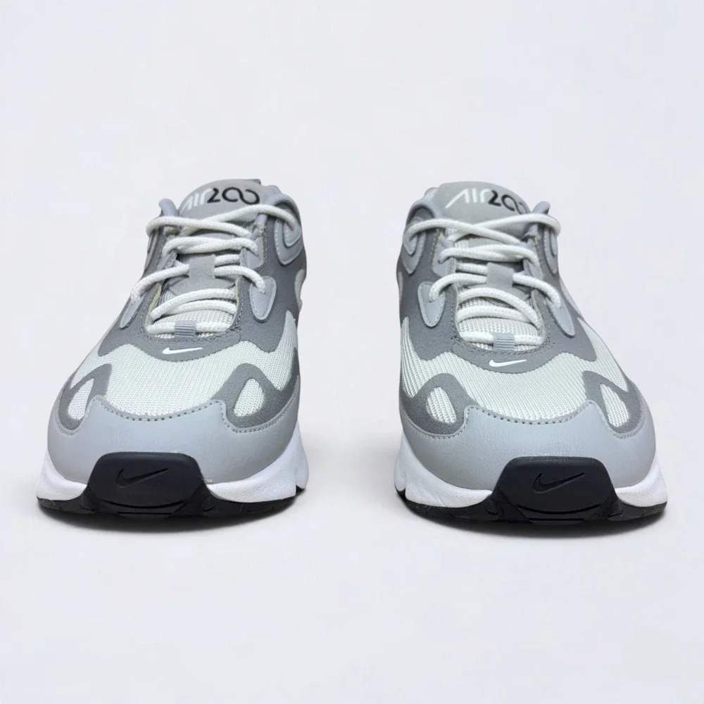 Nike Air Max 200 Pure Platinum Volt Sneakers Women's 10 Grey Lime AT6175-002